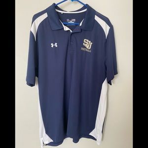 St. John’s Jesuit Football coaching shirt.